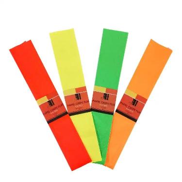 Papel Crepe Fluo ASB Rosa x 1 Metro Art.64-8094